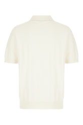 Polo in seta sabbia -  | Wise