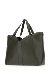 Borsa shopping oversize in pelle fango -  | Wise