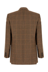 Giacca in misto lana ricamata -  | Wise