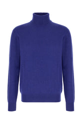 Maglione in misto lana blu -  | Wise