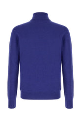 Maglione in misto lana blu -  | Wise