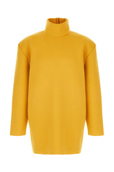 Maglione in misto lana stretch ocra -  | Wise