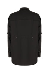 Camicia 4 Moncler Edward Enninful in nylon nero -  | Wise
