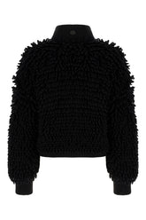 Piumino 4 Moncler Edward Enninful in misto lana nera -  | Wise