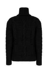 Black wool 4 Moncler Edward Enninful sweater -  | Wise