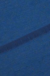 Sciarpa in misto lana blu -  | Wise