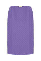 Gonna in seta viola -  | Wise