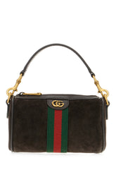 Borsa a mano in pelle scamosciata testa di moro -  | Wise