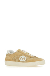 Sneakers beige in pelle scamosciata e tessuto GG -  | Wise