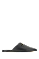 Slipper in pelle nera -  | Wise