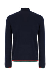Maglione in misto cashmere blu notte -  | Wise