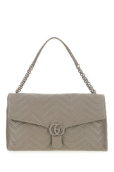 Borsa a spalla in nappa grigia -  | Wise