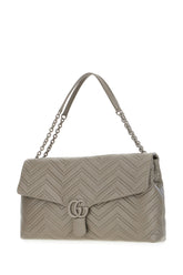 Borsa a spalla in nappa grigia -  | Wise