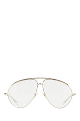 Occhiali da sole in metallo dorato -  | Wise