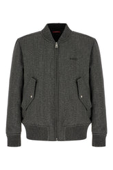 Bomber imbottito reversibile in lana ricamata -  | Wise