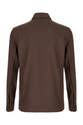 Chocolate twill shirt -  | Wise