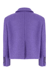 Giacca in misto cotone viola -  | Wise