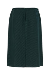 Gonna in seta verde scuro -  | Wise