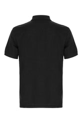 Polo in misto cotone nero -  | Wise