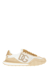 Sneakers Rhinestone bicolor in pelle e nylon -  | Wise