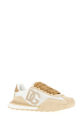 Sneakers Rhinestone bicolor in pelle e nylon -  | Wise