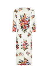 Abito in viscosa stretch stampato -  | Wise