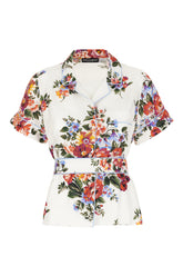 Blusa in seta stampata -  | Wise