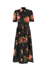 Abito chemisier in cotone stampato -  | Wise