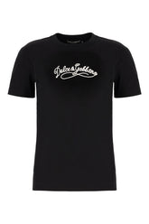 Black cotton t-shirt -  | Wise