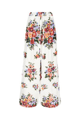 Pantalone in seta stampata -  | Wise