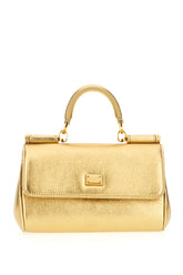 Golden leather My Sicily handbag -  | Wise