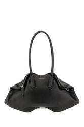 Black leather Manta shoulder bag -  | Wise