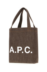 Borsa a spalla in denim marrone -  | Wise