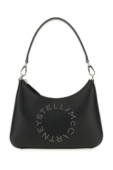 Black synthetic leather shoulder bag -  | Wise