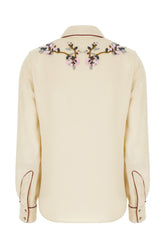 Sand viscose blend blouse -  | Wise