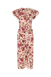 Abito in seta stretch stampato -  | Wise