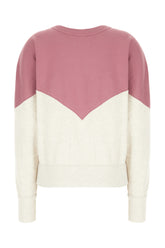 Felpa in misto cotone bicolor -  | Wise