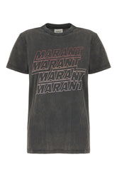 T-shirt in cotone grafite -  | Wise
