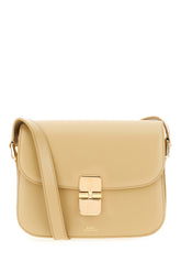 Borsa a tracolla Grace piccola in pelle cappuccino -  | Wise