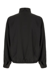 Giubbino in misto cupro nero -  | Wise