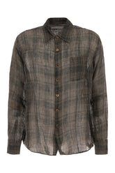 Camicia in lino ricamato -  | Wise