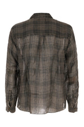 Camicia in lino ricamato -  | Wise