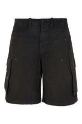 Bermuda in cotone nero -  | Wise