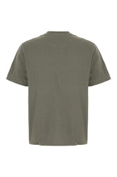 T-shirt in cotone verde militare -  | Wise