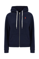 Felpa in misto cotone blu navy -  | Wise