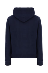 Felpa in misto cotone blu navy -  | Wise