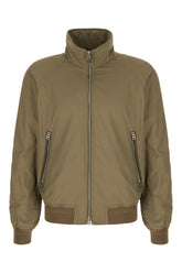 Giubbino in misto poliestere verde militare -  | Wise