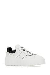 White nappa leather H-Stripes sneakers -  | Wise