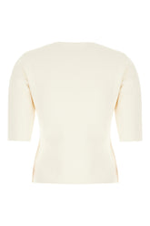 Maglione in misto viscosa avorio -  | Wise