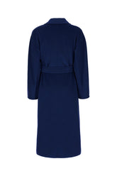 Cappotto blu elettrico in cashmere e lana -  | Wise